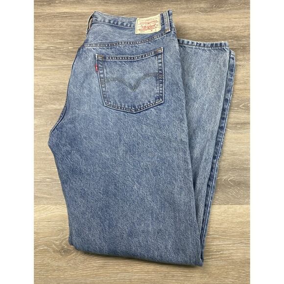 RARE Levi's 501 XX Premium Jeans White Patch Button Fly Denim Straight leg 32X32 - Picture 1 of 12